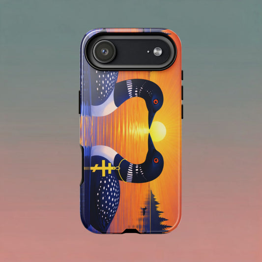 Loon Phone Case – Bird Aesthetic Bookish Gift Inspired by a Beloved Hockey Romance Series I Tough Case for iPhone®